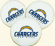 San Diego Chargers Sports Cookies